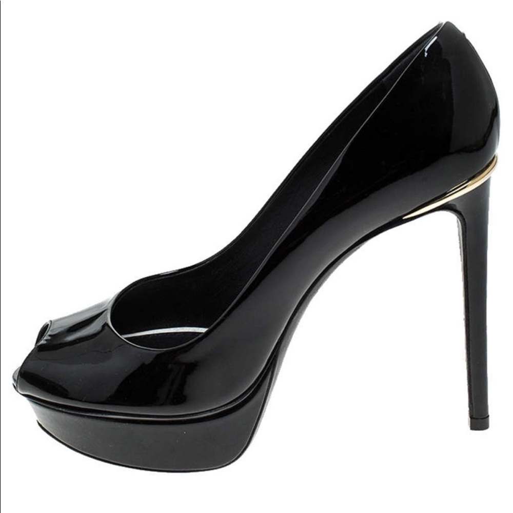 Louis Vuitton Eyeliner Peep Toe Platform Pumps - Picture 7 of 10